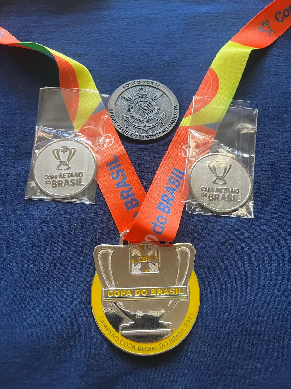 Medalhas Corinthians Copa Brasil  - Foto 2