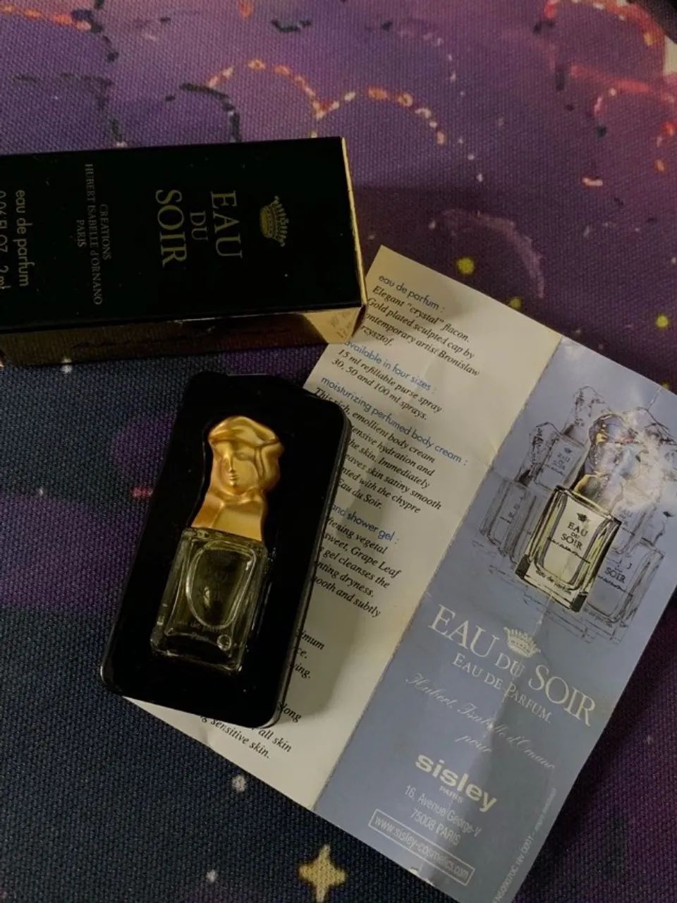 eau du soir sisley eau de parfum miniatura
