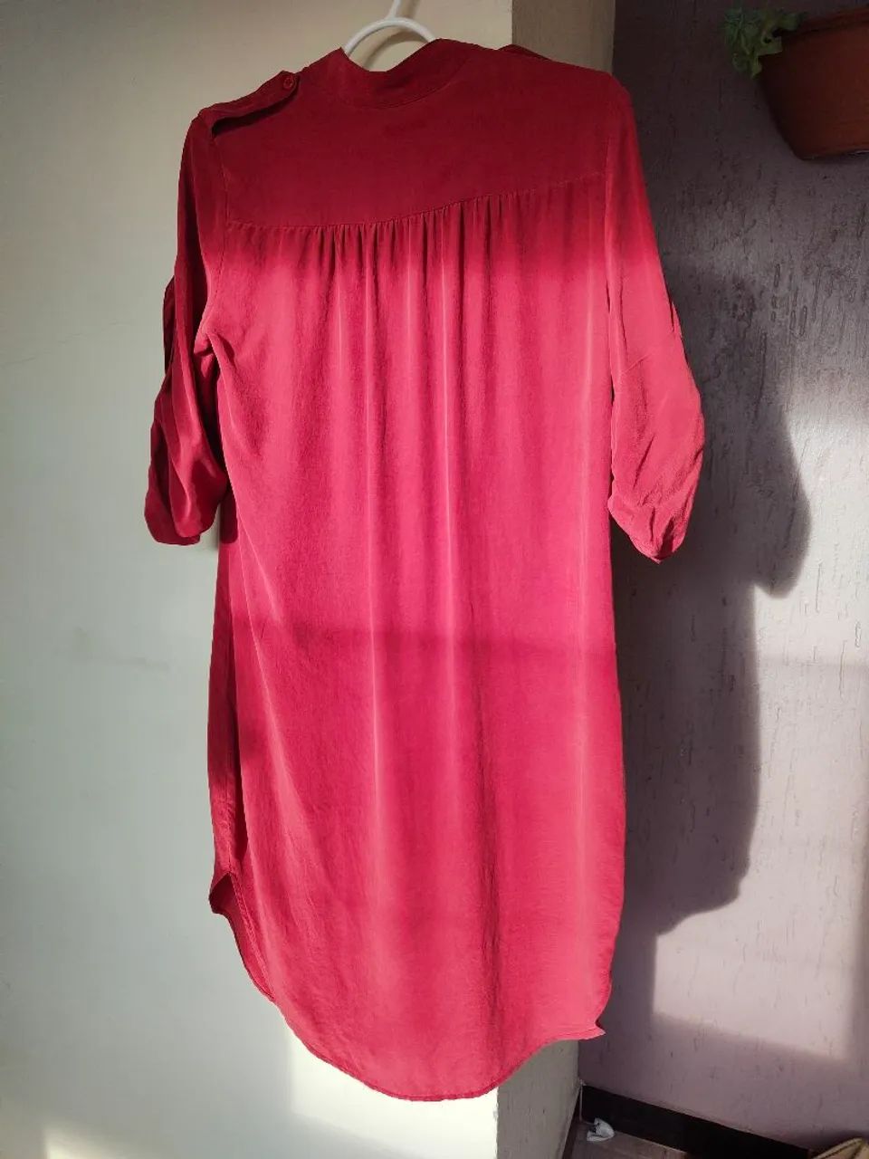 vestido chemise m.officer seda pura - Foto 4