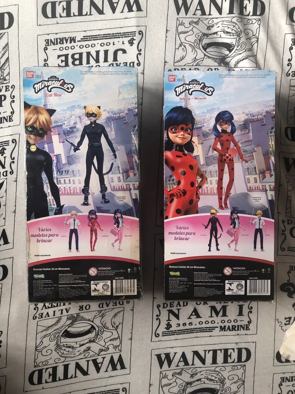 Miraculous Ladybug Bonecas Cat Noir e Ladybug 2016 - Foto 2