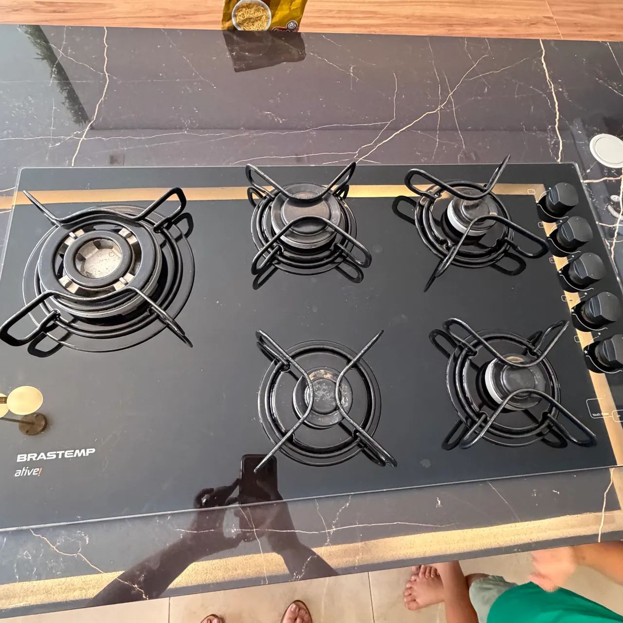 Cooktop Brastemp 5 bocas com timer - Foto 3