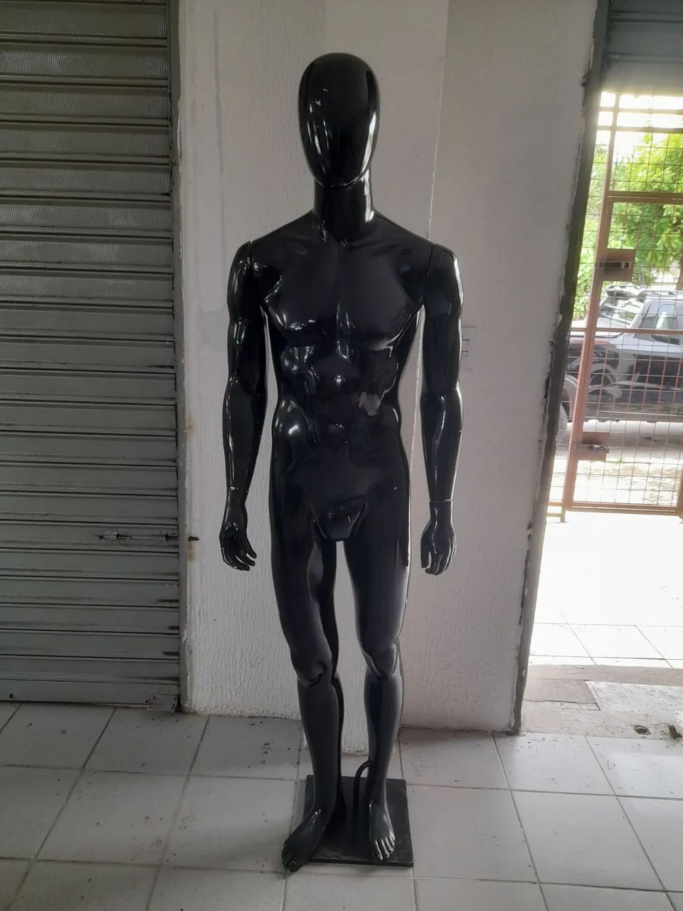 Manequim fibra com cabeça 