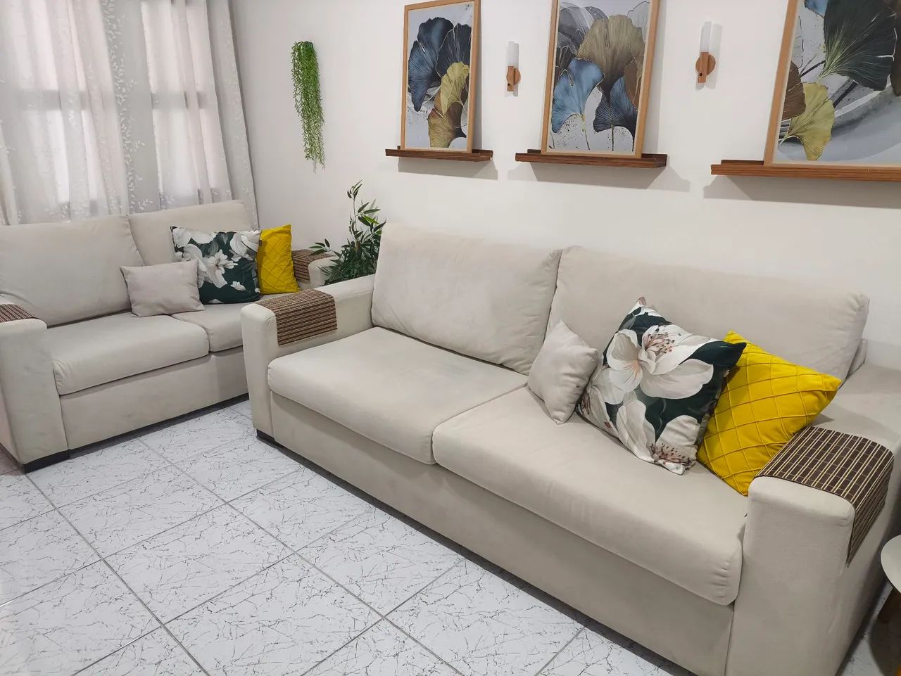 Conjunto de sofá 3 e 2 lugares  - Foto 3