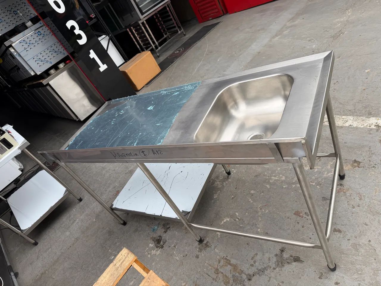VENDO UMA PIA AÇO INOX 304 NOVA - Foto 2