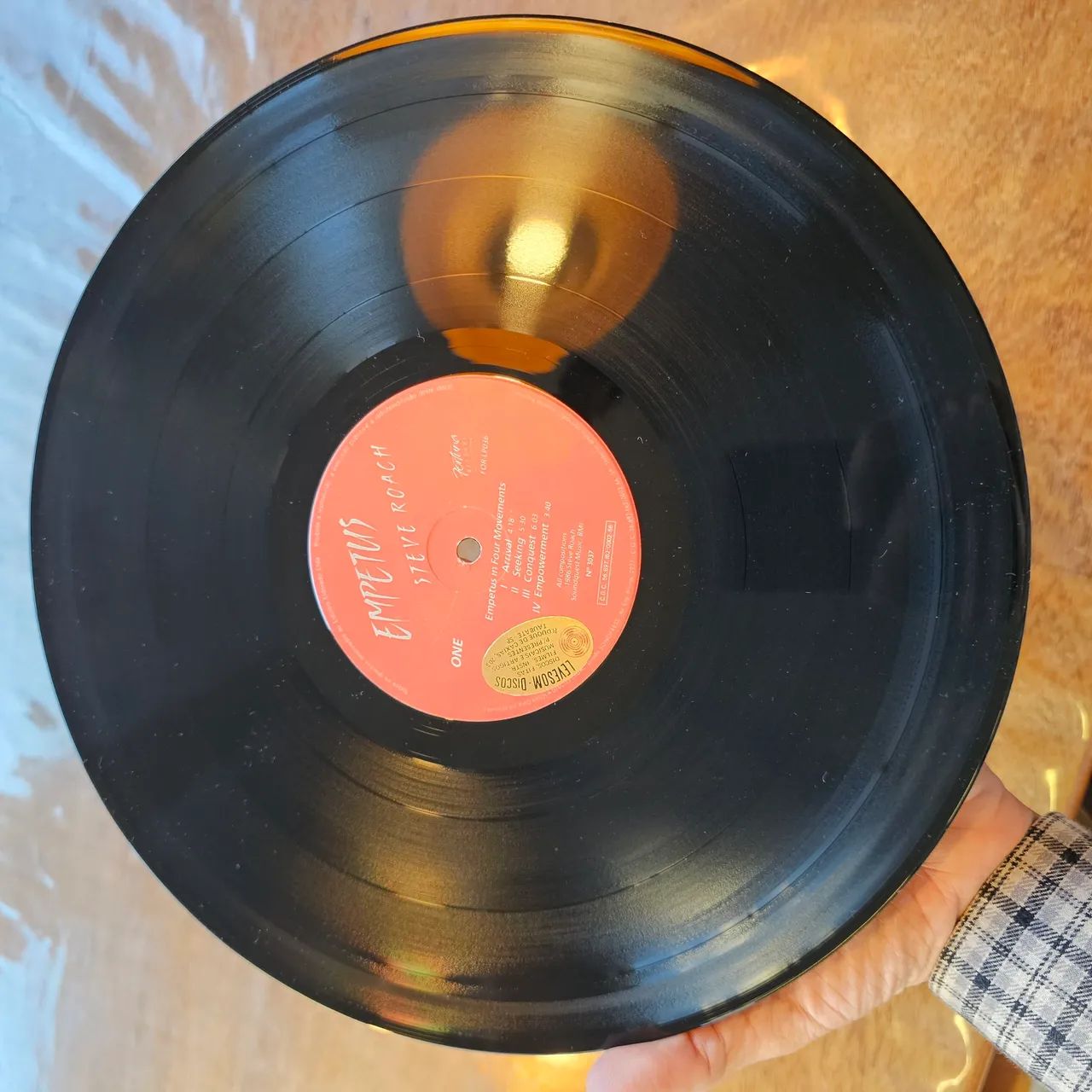 Disco de vinil Empetus - Steve Roach,1986 - Foto 3
