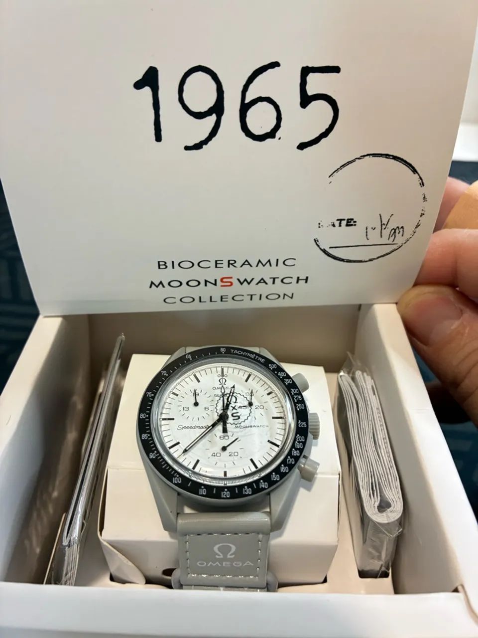 RELÓGIO SWATCH X OMEGA BIOCERAMIC MOONSWATCH - Foto 4