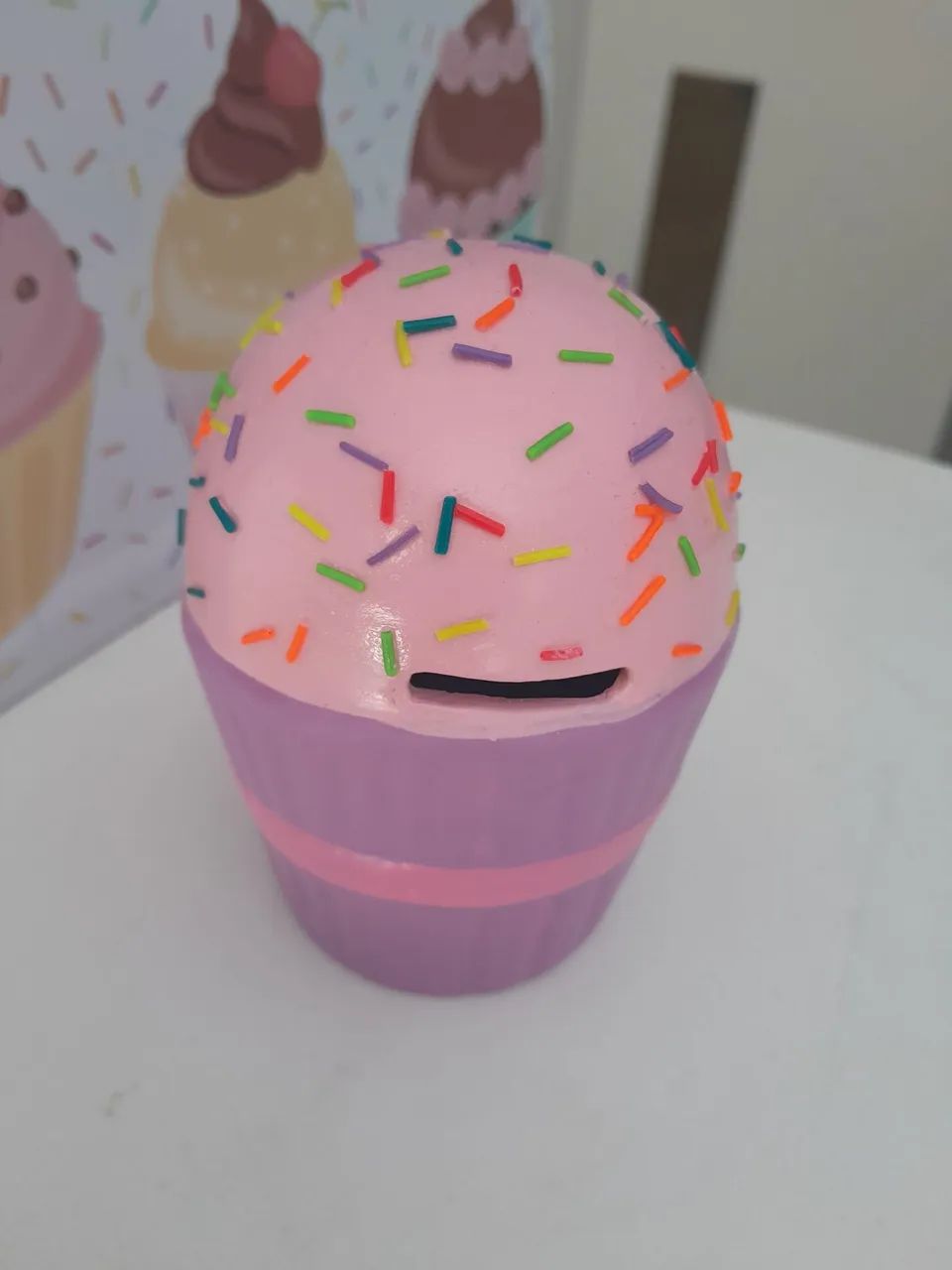 Enfeite e cofre tema de doces - Foto 3