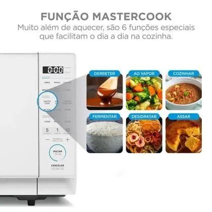 MICROONDAS 20 LITROS MIDEA MASTERCOOK BRANCO - Foto 5