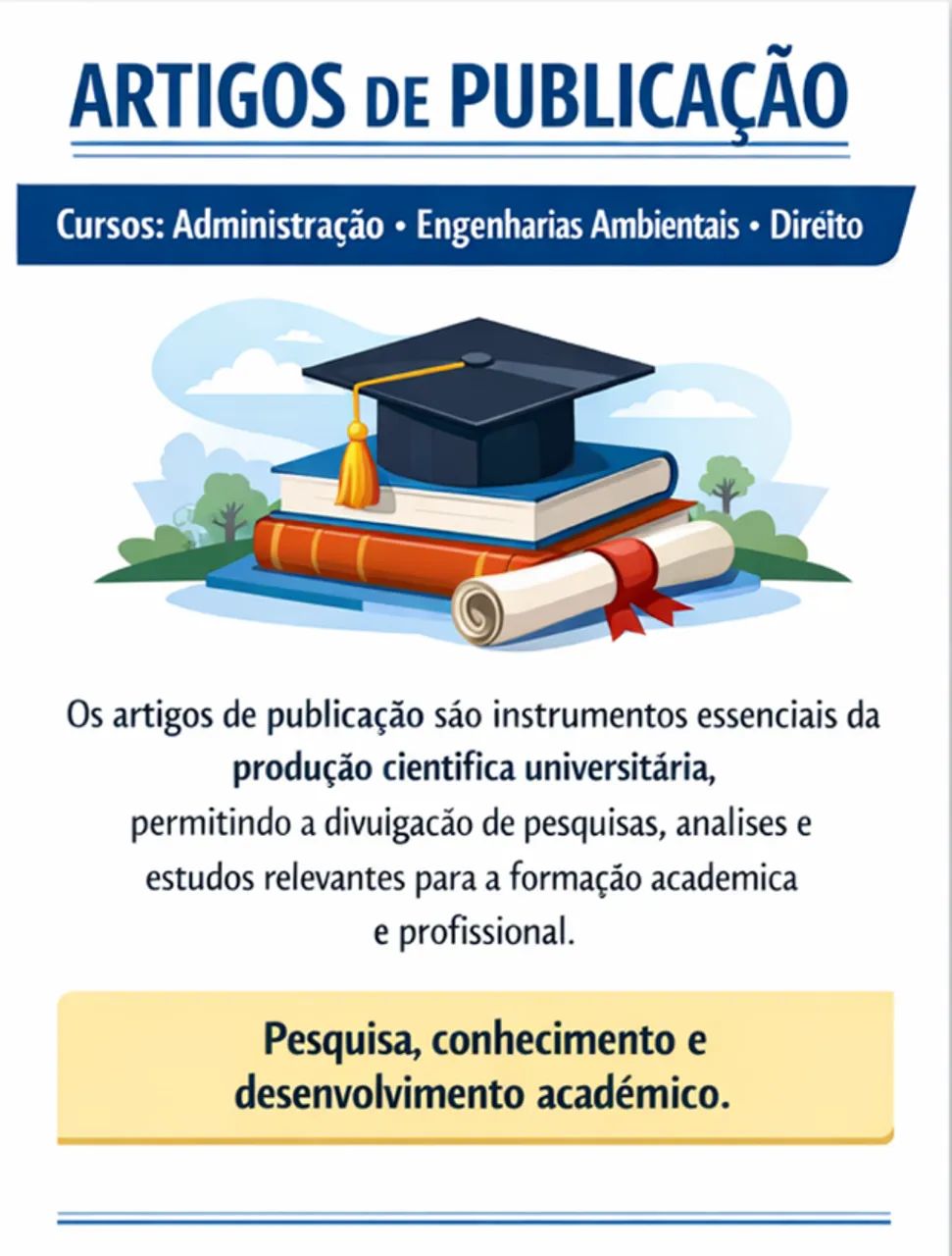 Apoio acadêmico e cientifico