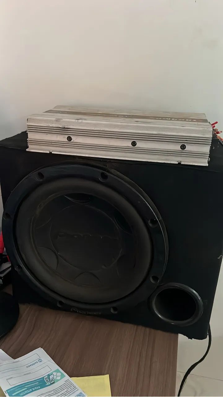 Vendo Caixa de grave Pioner e módulo Taramps 4 canais  - Foto 2