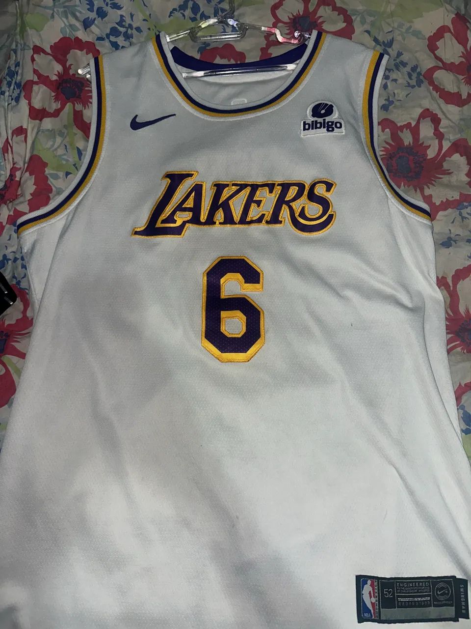 Regata Lakers branca #6