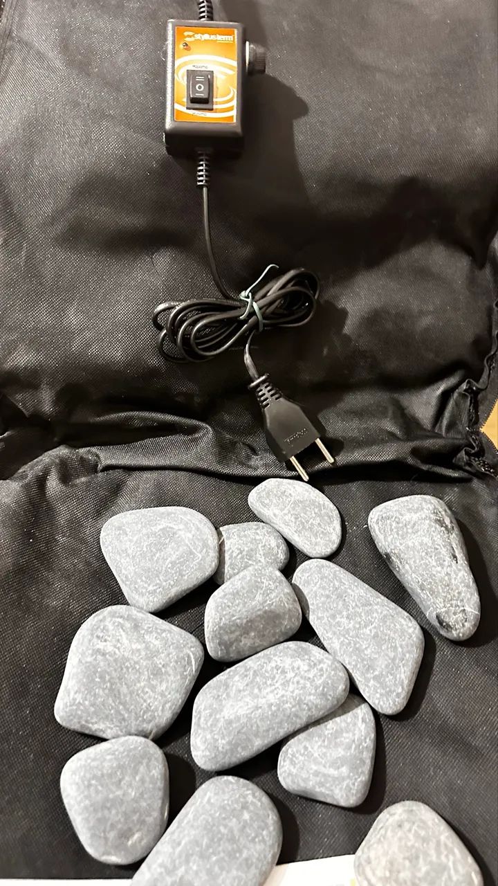 Kit de Massagem Pedras Quentes + Bolsa Térmica Styllus Term (220V)