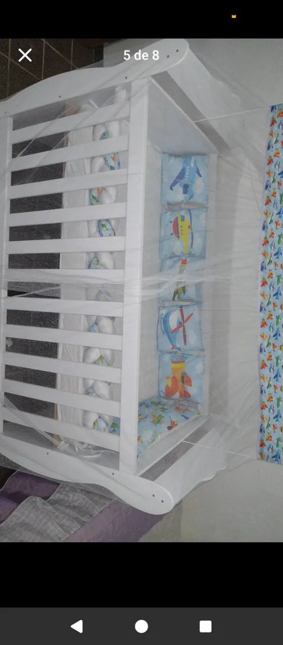 Berço novo q vira cama 