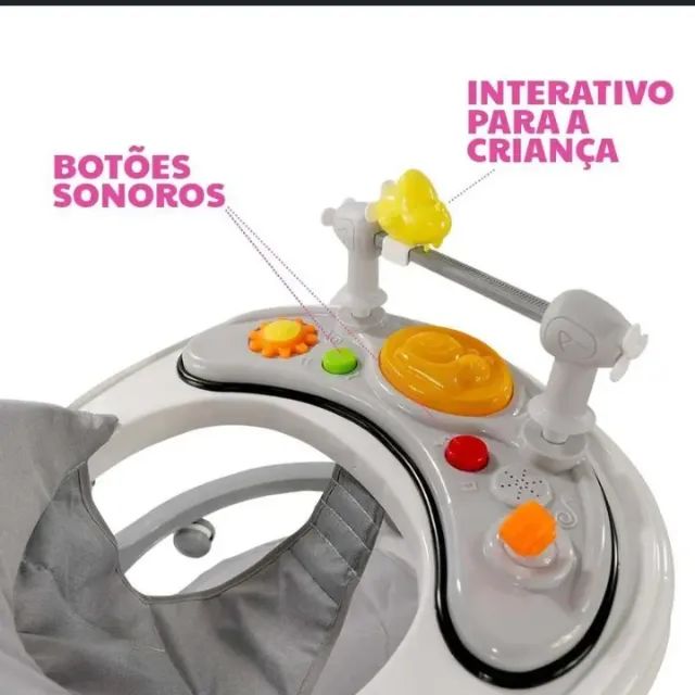 Kit Carrinho Moisés+ BB conforto e Andador - Foto 3