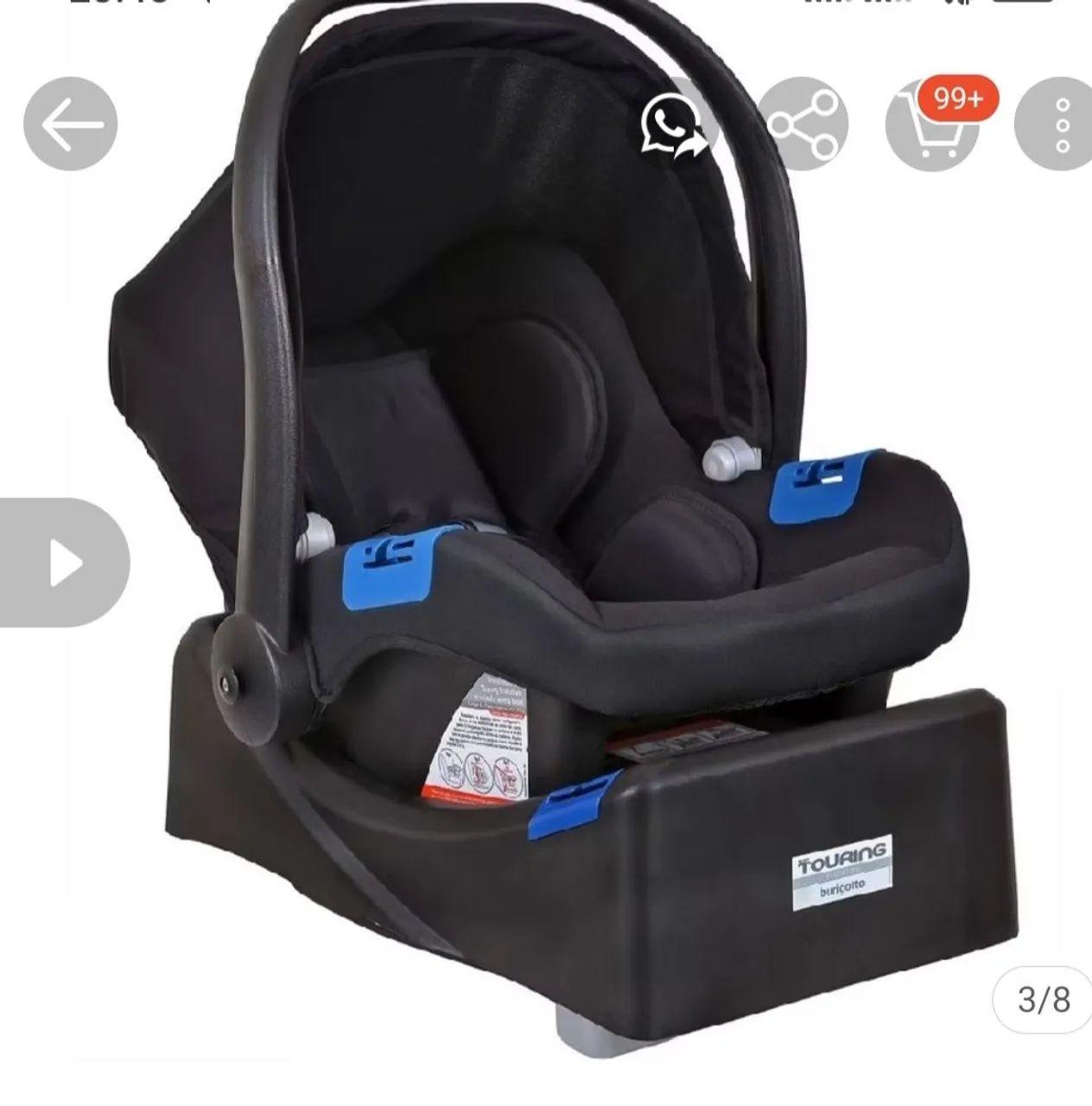 Vendo bebê conforto 