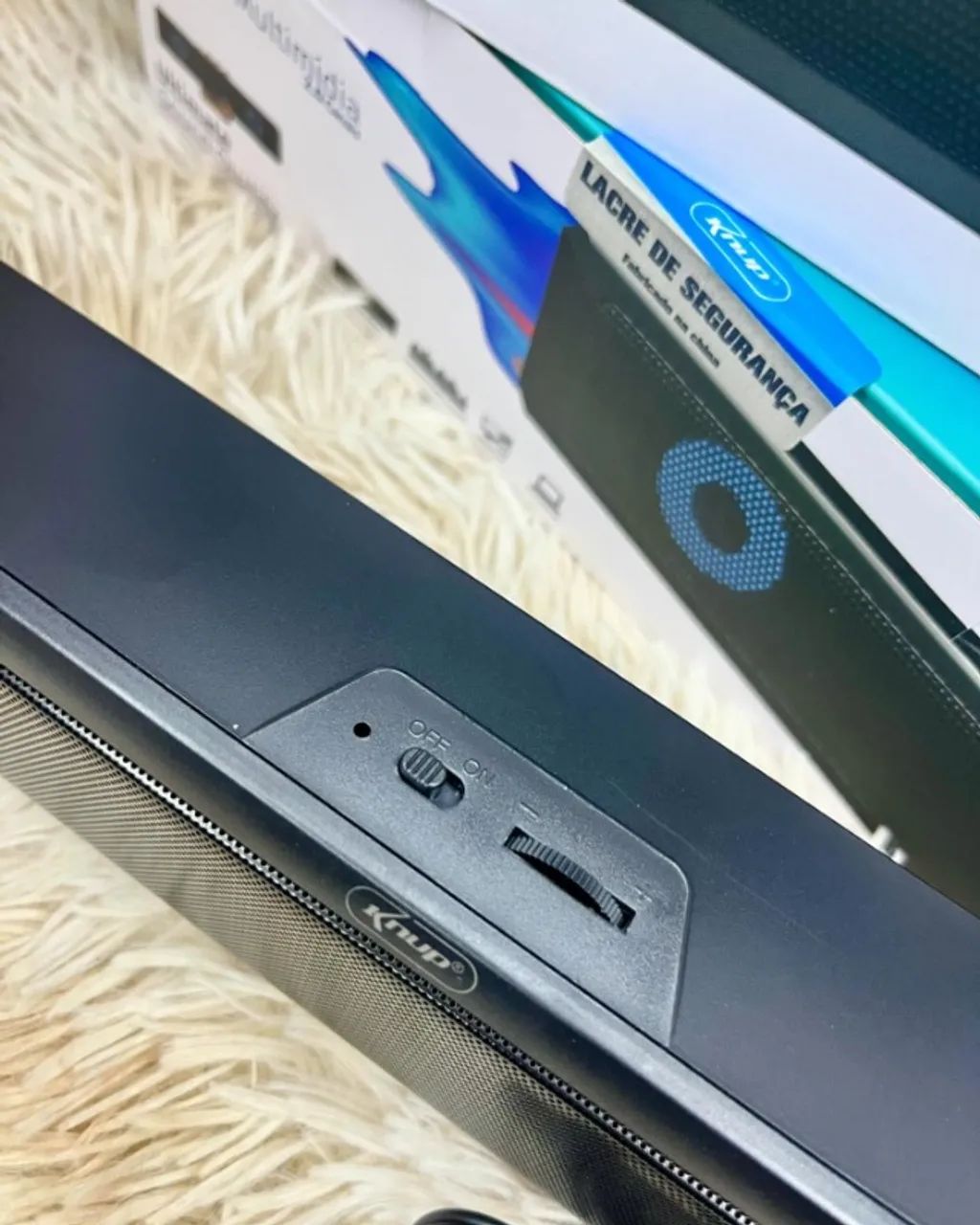 Caixa de som para computador, notebook potência de 6W, 2 microfones e saídas P2 e USB. - Foto 2