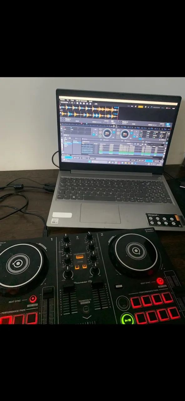 DDJ 200 CONTROLADORA PARA DJ EM OTIMO ESTADO SEM DEFEITO  - Foto 3
