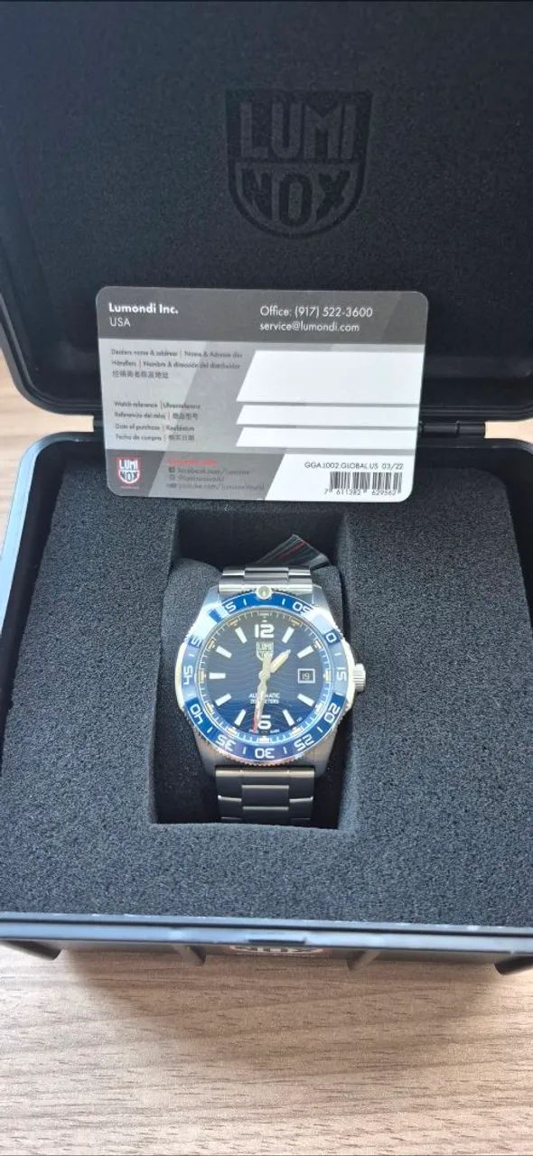 RELÓGIO LUMINOX PACIFIC DIVER AUTOMÁTICO 42 MM CÓD.3104 - Foto 3