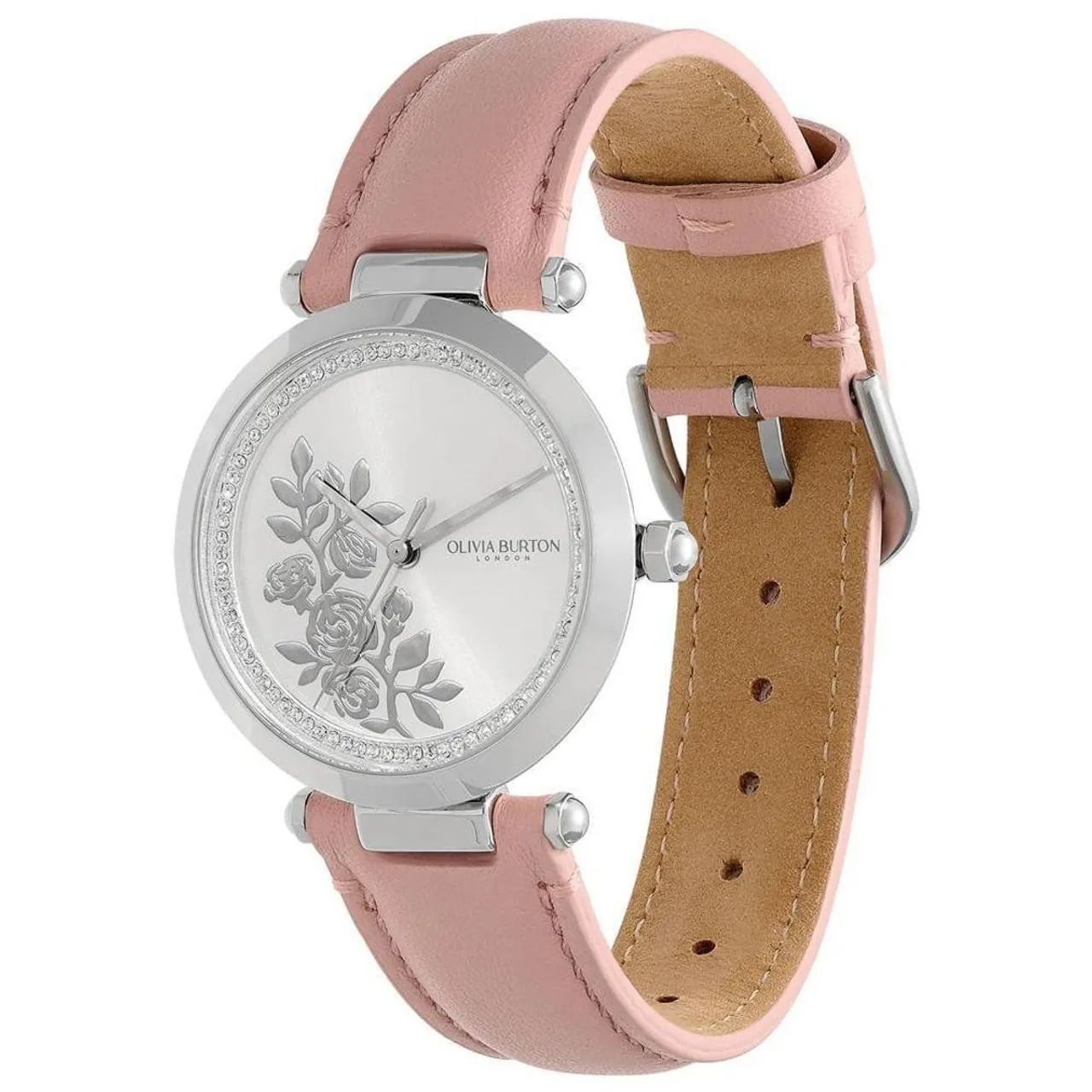 Relógio Olivia Burton Couro Rosa - Foto 5
