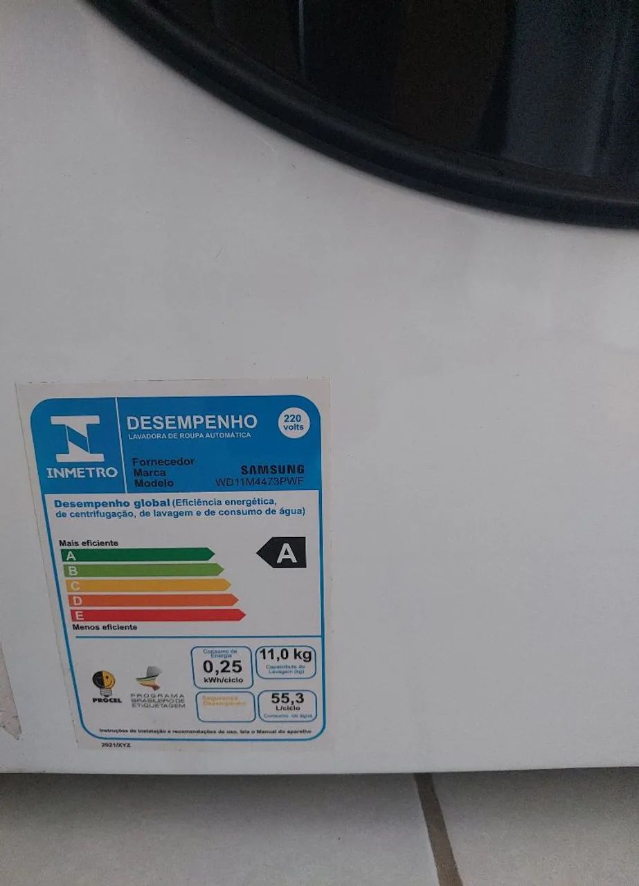 Lava e Seca Samsung Inverter (Lava 11kg / Seca 7kg) - Foto 3