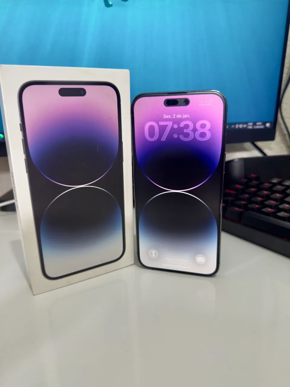 iPhone 14 PRO MAX ROXO - 256g - Foto 3