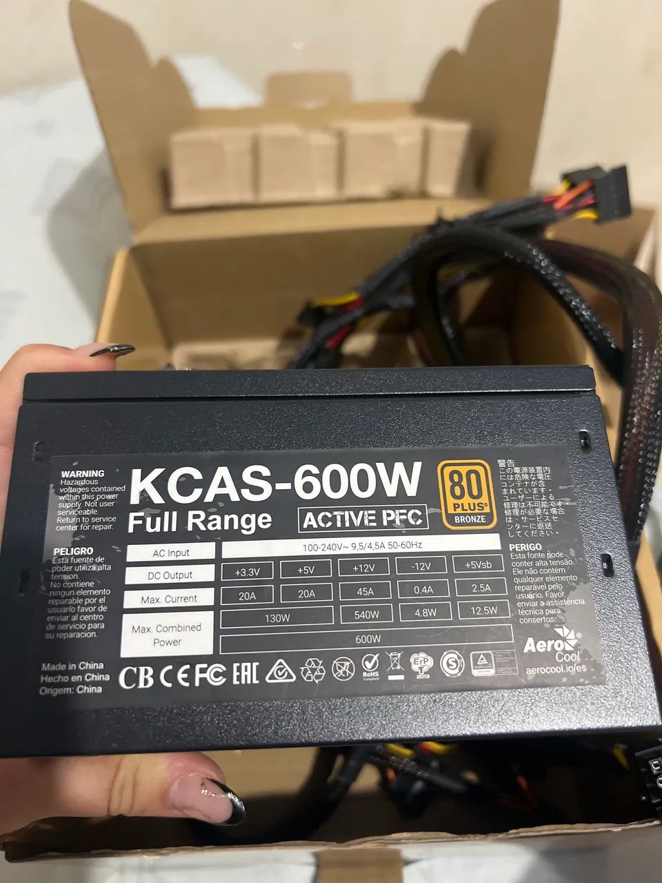 Fonte Aerocool 600W - Foto 3