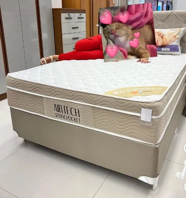 Cama CAsal molas ensacadas --- ortobom entregamos 