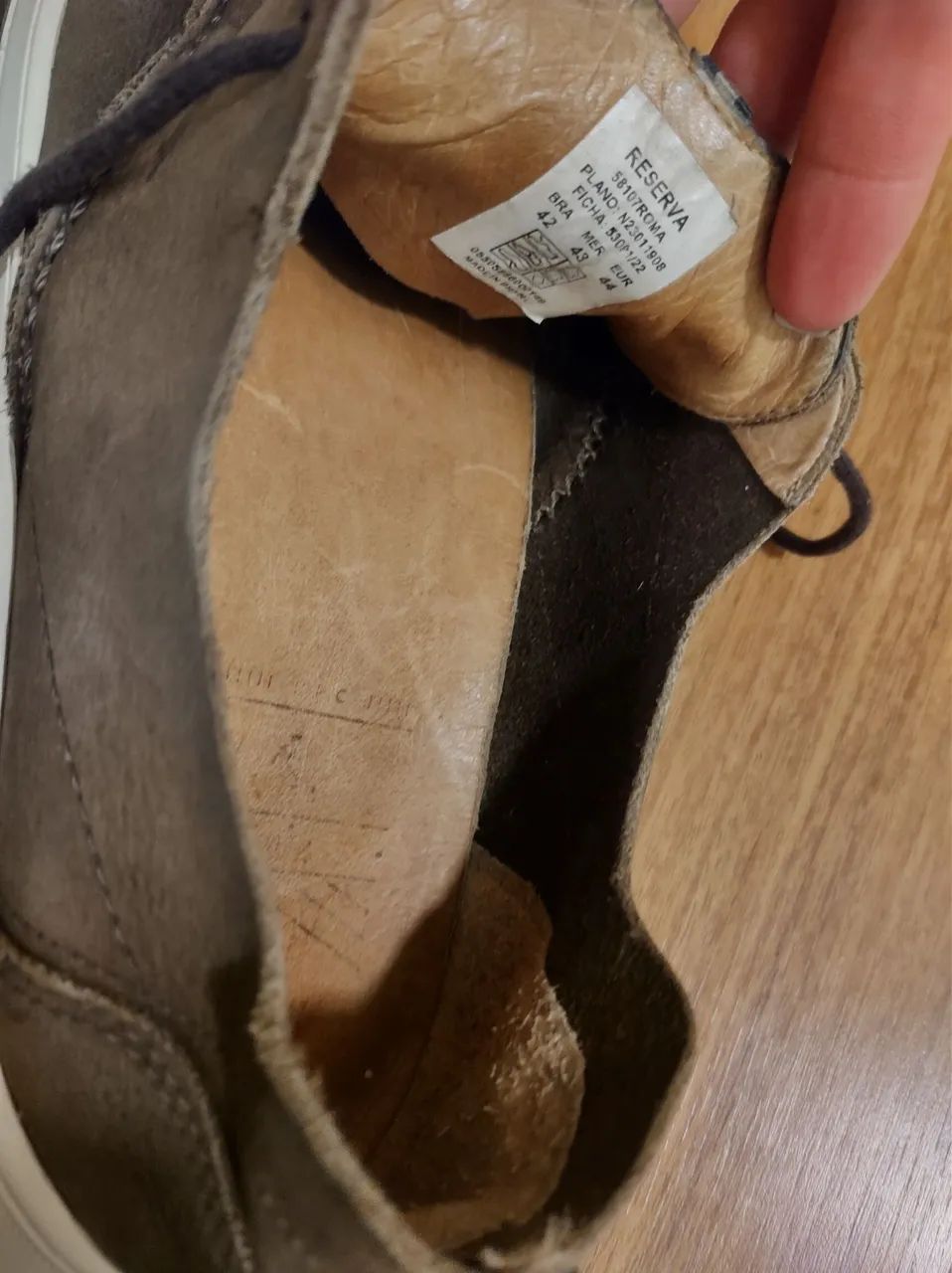 Sapato Reserva em couro legítimo  - Foto 4
