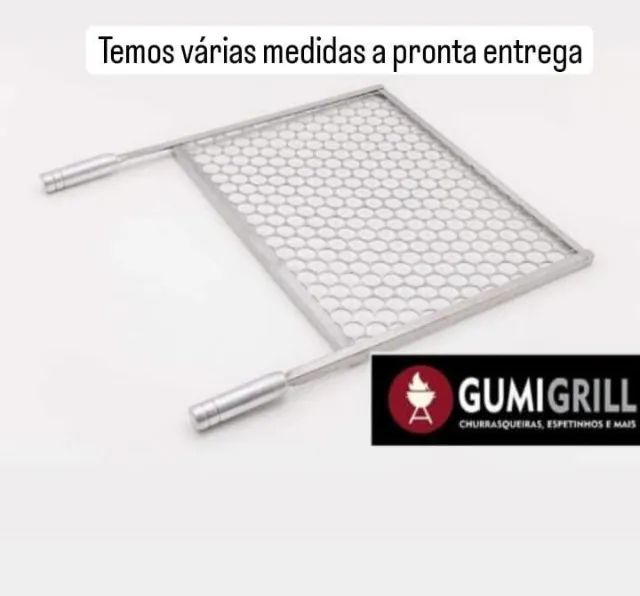 Grelhas para Churrasqueira Inox