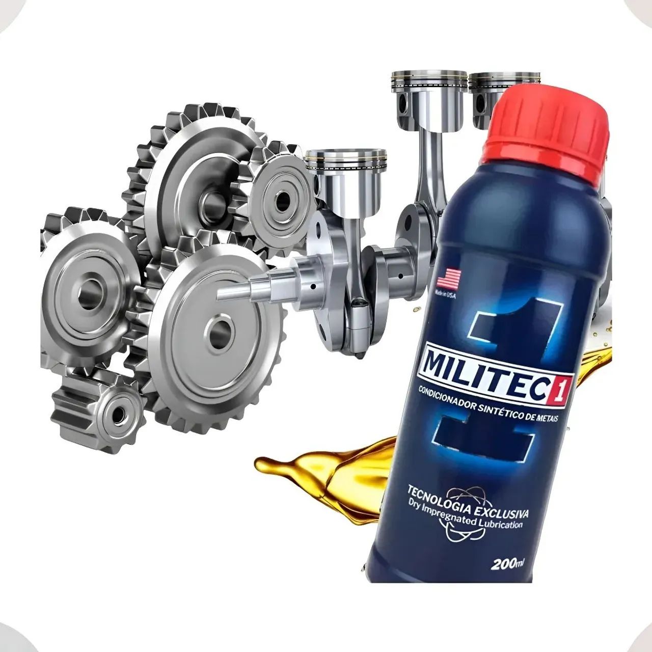 Militec 1 200l Condicionador de Metais 100% Original  - Foto 2