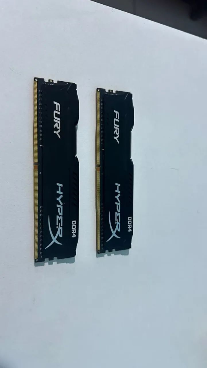 Kit 8GB RAM (2x4GB) HyperX Fury DDR4 2133MHz CL14 - Perfeito