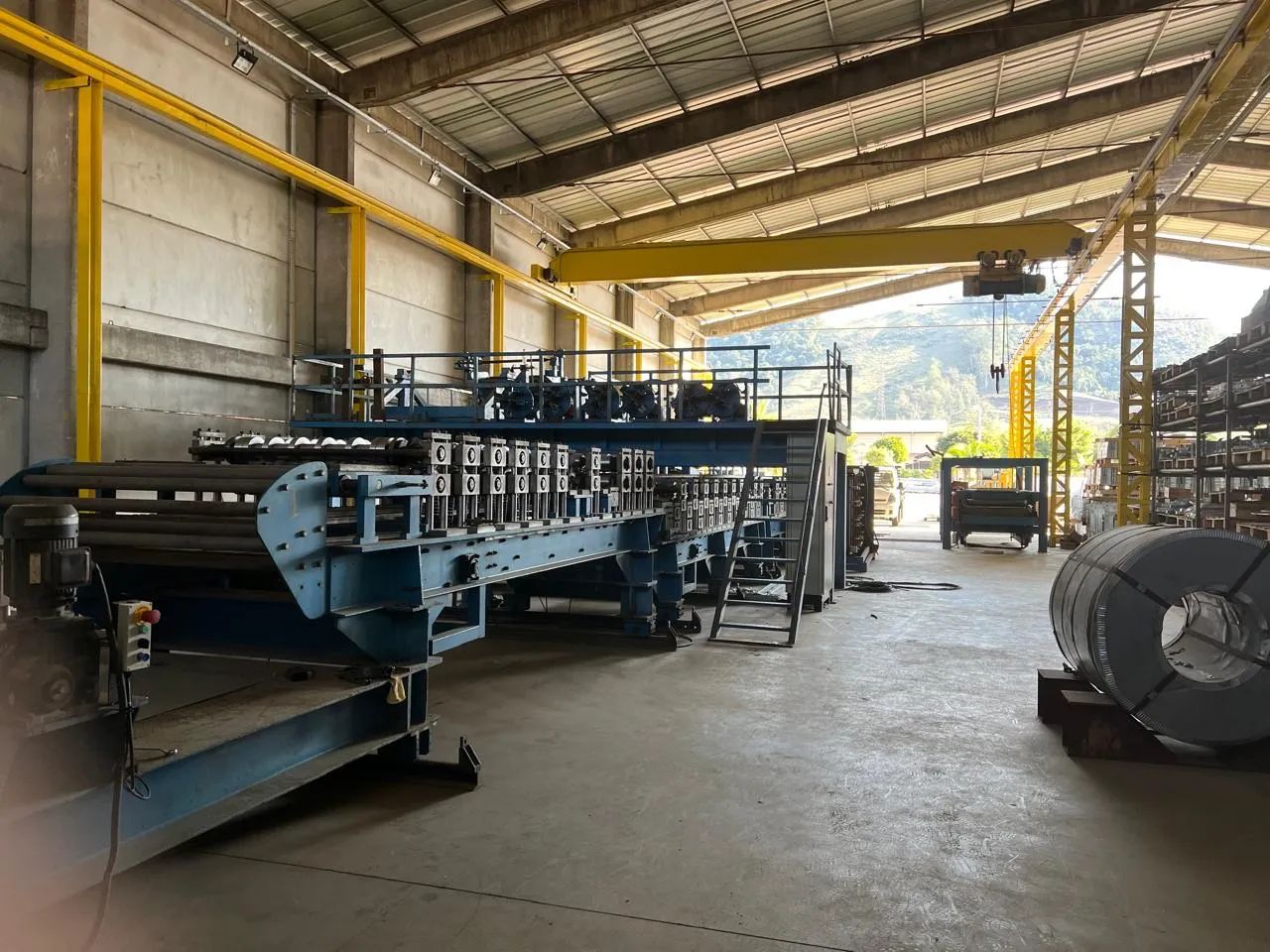 Linha de produção continua de painéis de sanduíche PU/PUR/PIR/ EPS