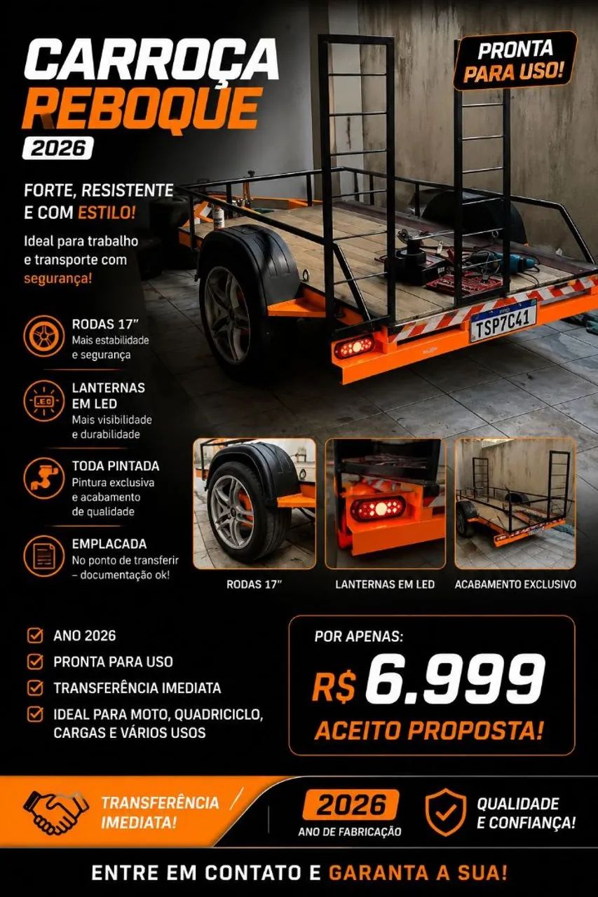Carroça Reboque 