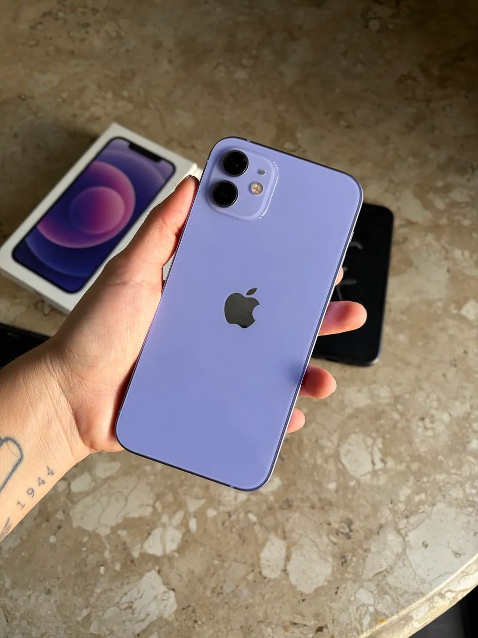 iPhone 12 Lilás 128GB | Caixa Original | Sem Marcas de Uso