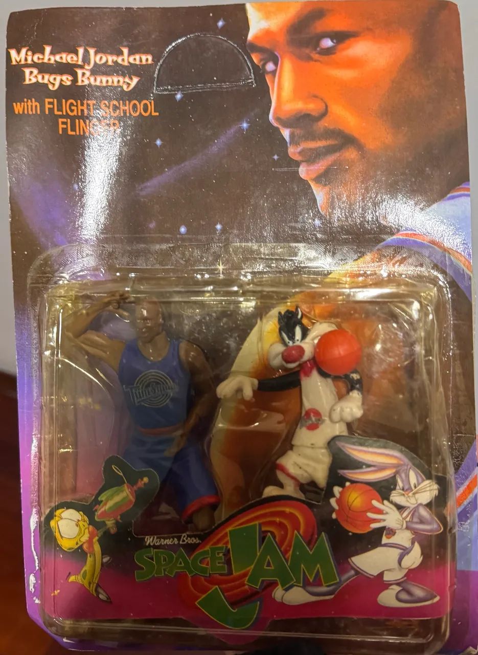 Bonecos Michael Jordan E Frajola Space Jam 1996 Playmates