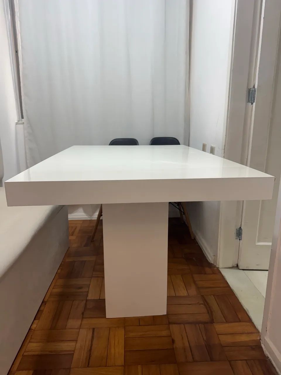 Mesa de Jantar Branca + Canto Alemão - Conjunto - Foto 5