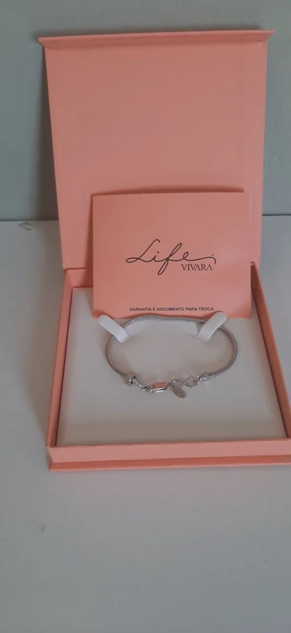 Pulseira Vivara Life de prata com nota fiscal 