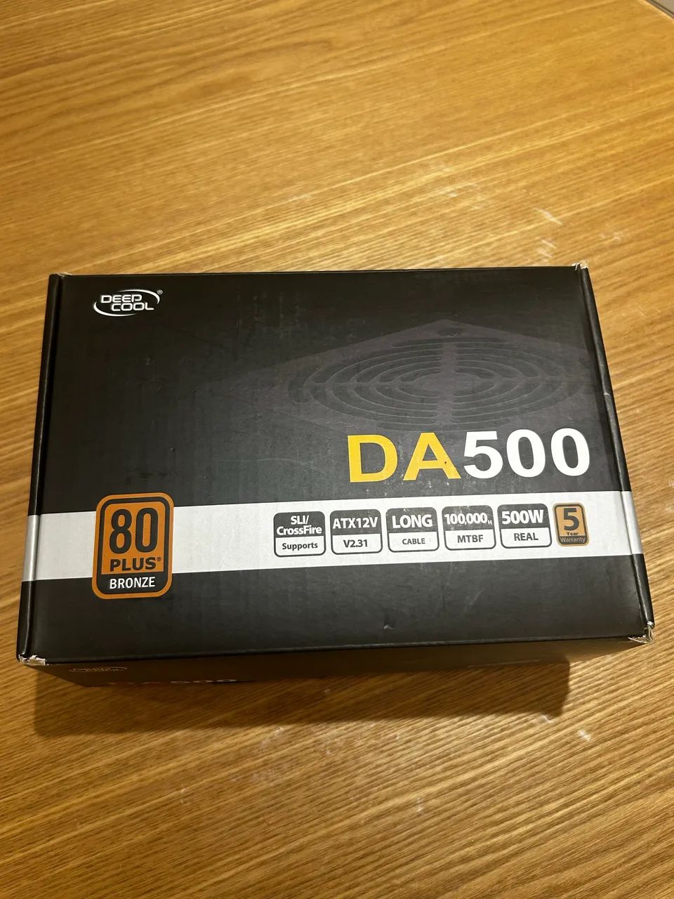 Fonte Deepcool 500W 80 Plus Bronze 