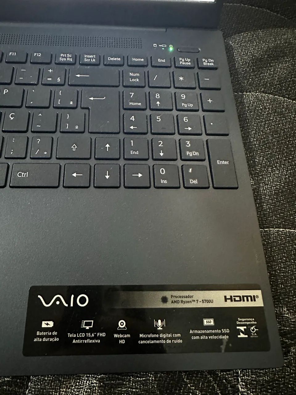 Notebook Vaio Fe15 ryzen7 5700u  - Foto 3