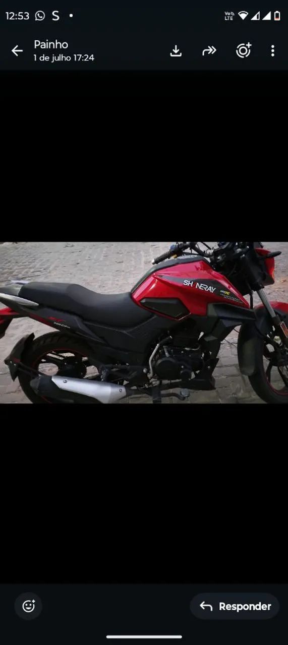 Moto vermelha 