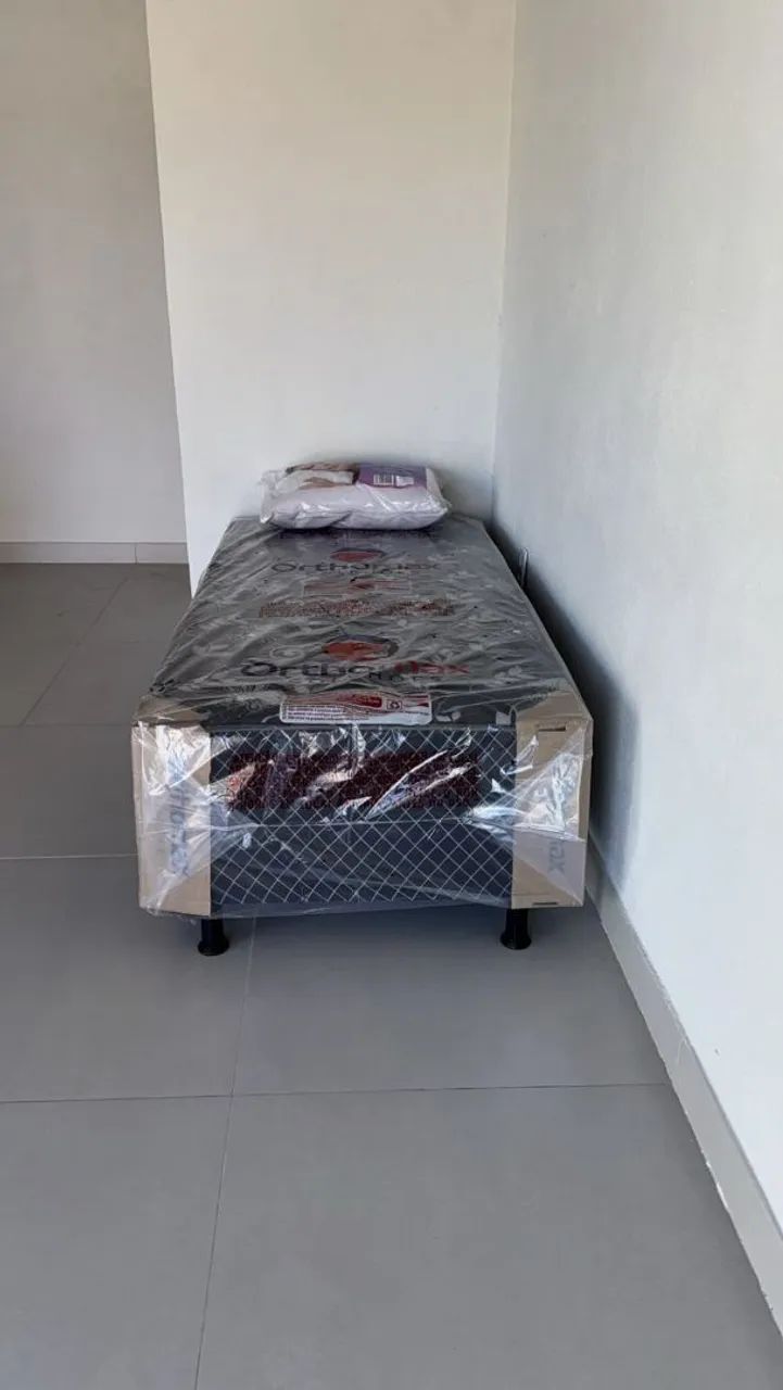 Cama box solteiro D28 + travesseiro de Blinde  - Foto 2