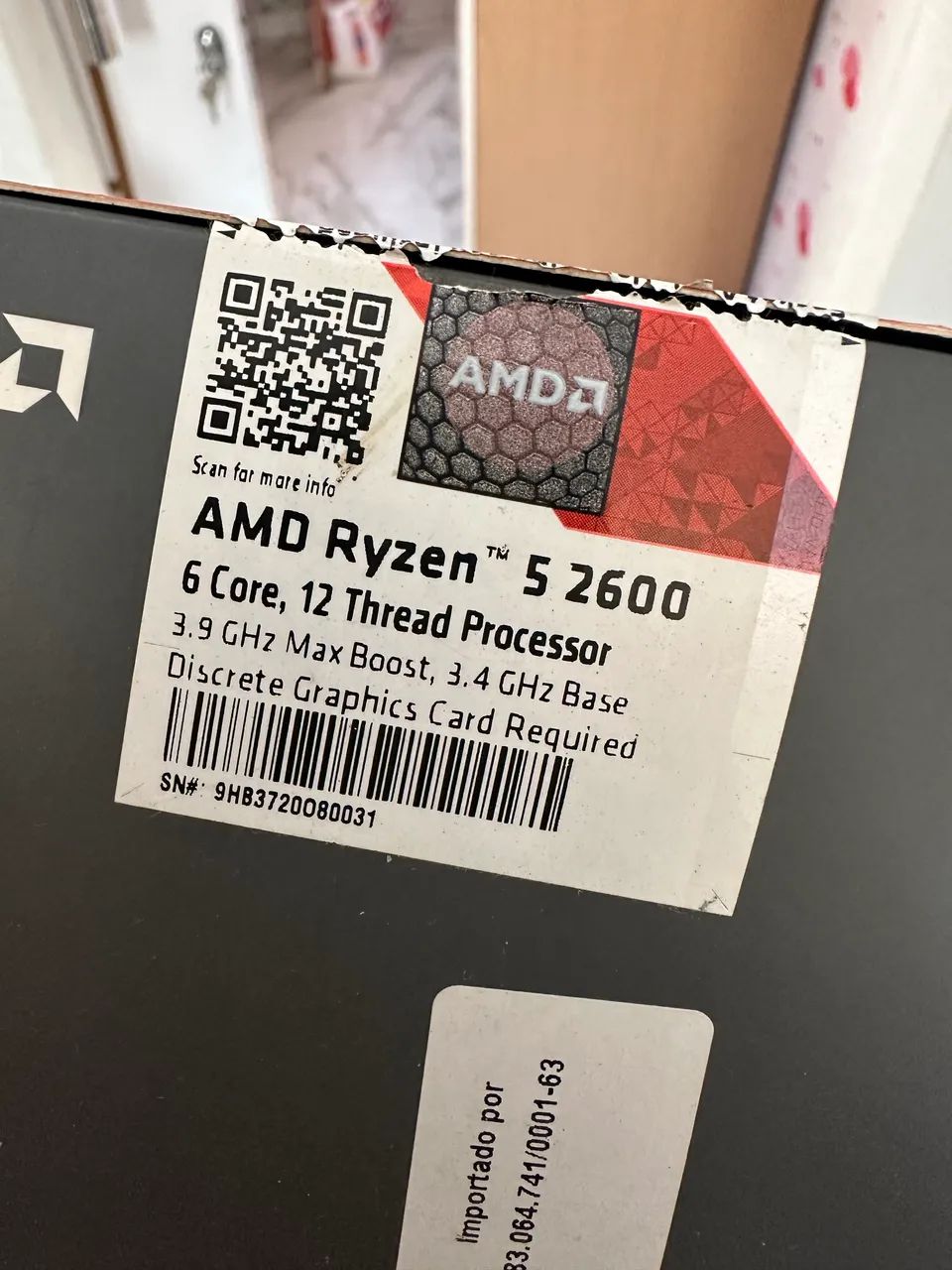 Processador AMD Ryzen 5 2600 ? Completo com Cooler Original - Foto 2