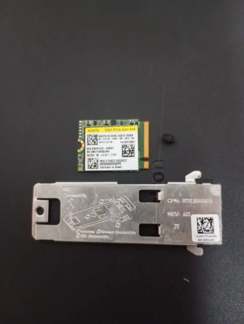 NVMe 256GB Original Adata testado e funcionando - Foto 3
