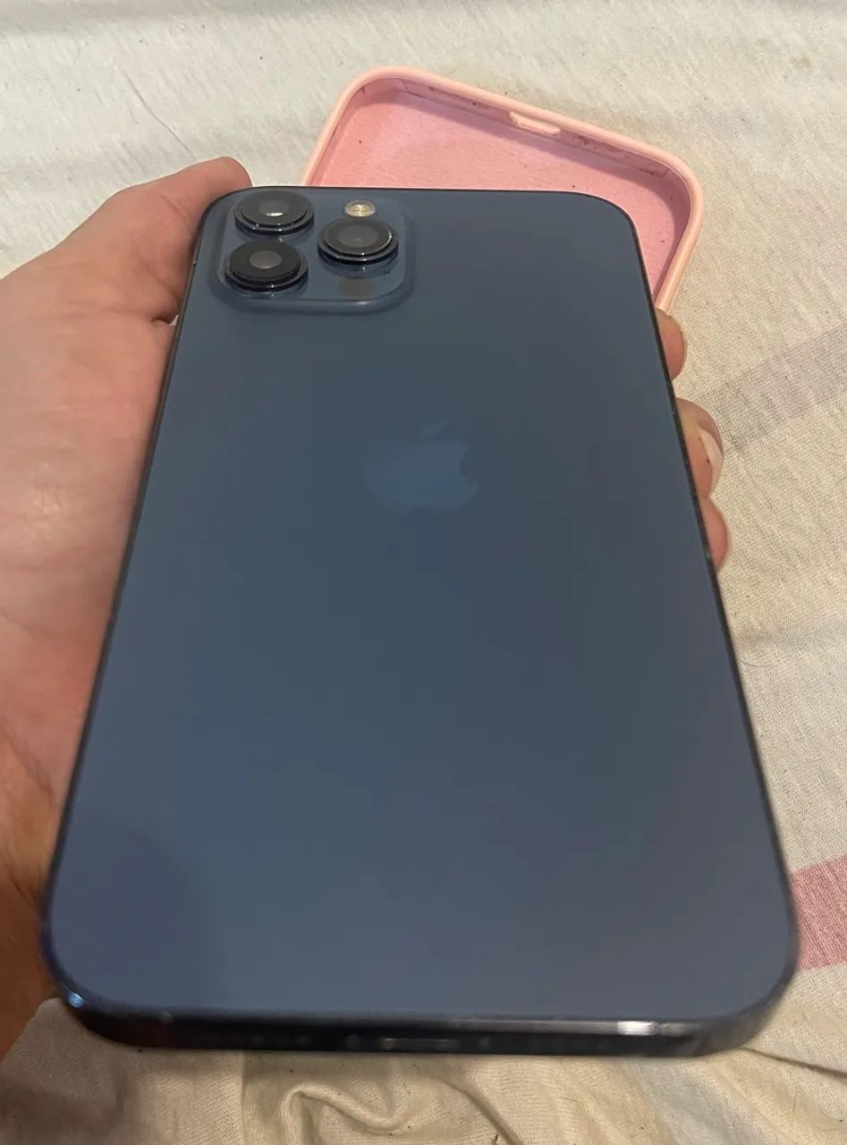 iPhone 12 Pro Max 128GB - Impecável | Bateria Nova 100%