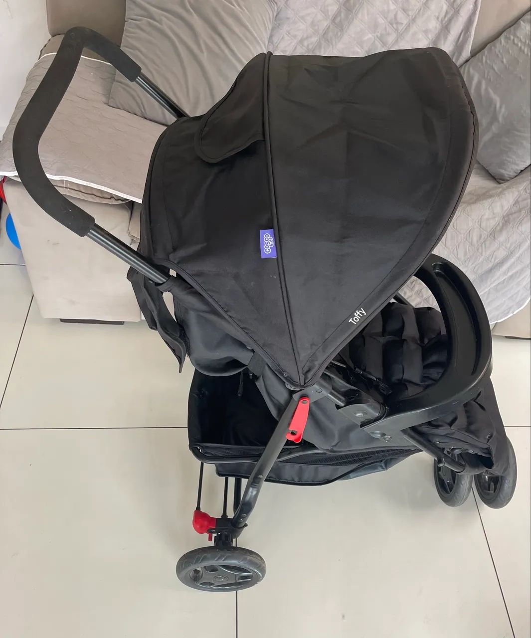 Carrinho de bebê+bebê conforto - Foto 5