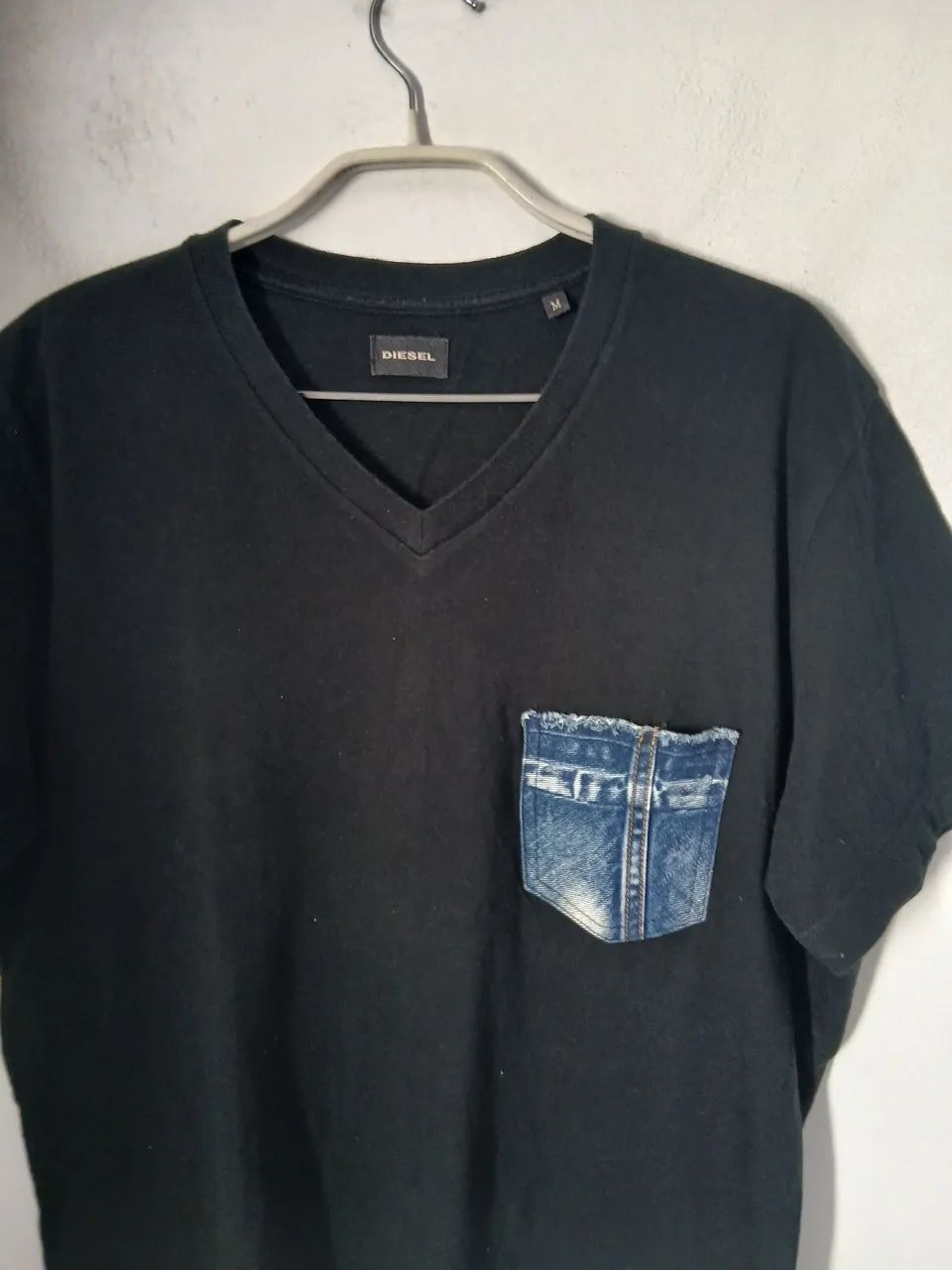 Camisa de grife diesel t- bascon v- neck m - Foto 2