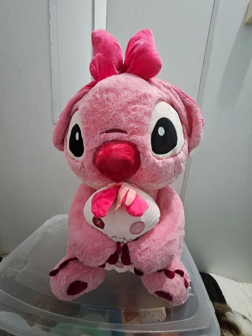 Pelúcia Angel Disney - Versão Especial com Boneca Xepa (Impecável)