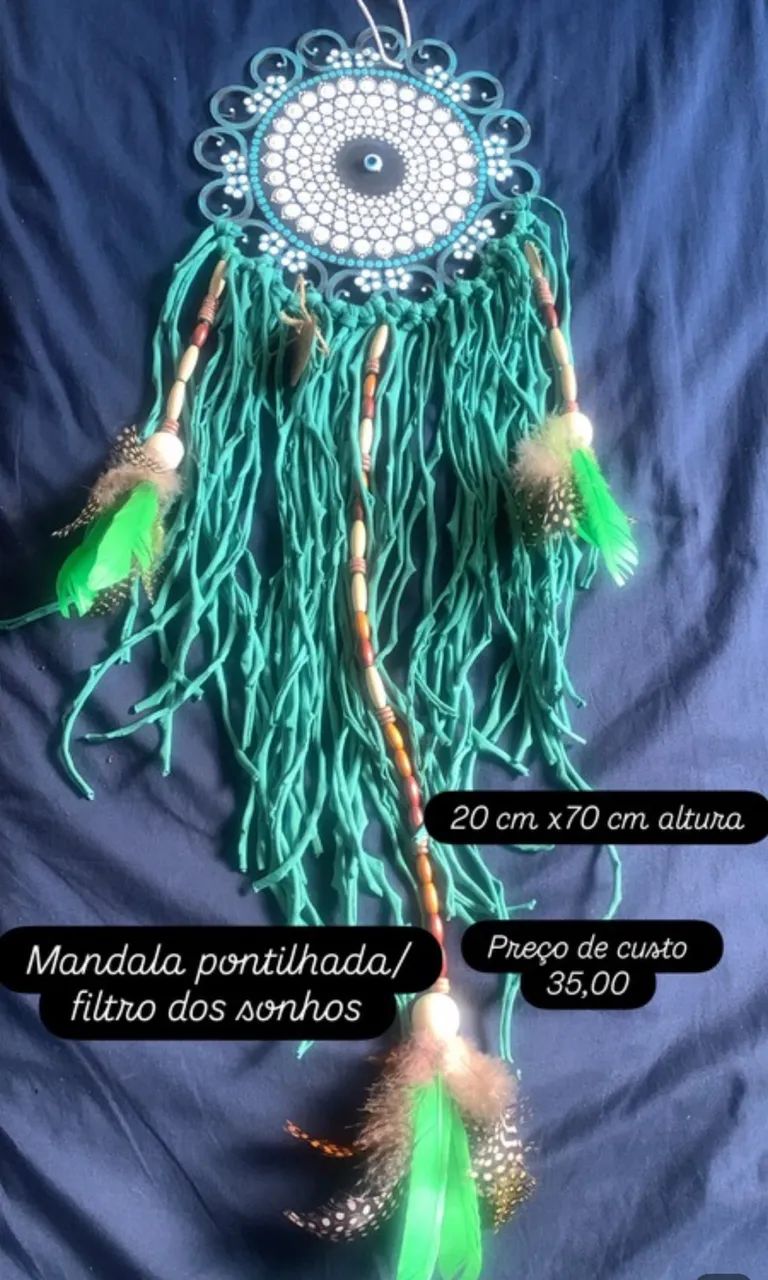 Filtro dos sonhos/mandala - Foto 5