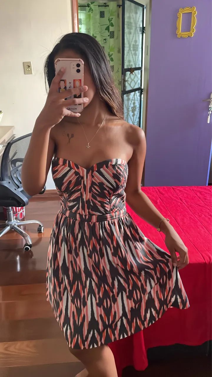 Vestido tomara que caia 