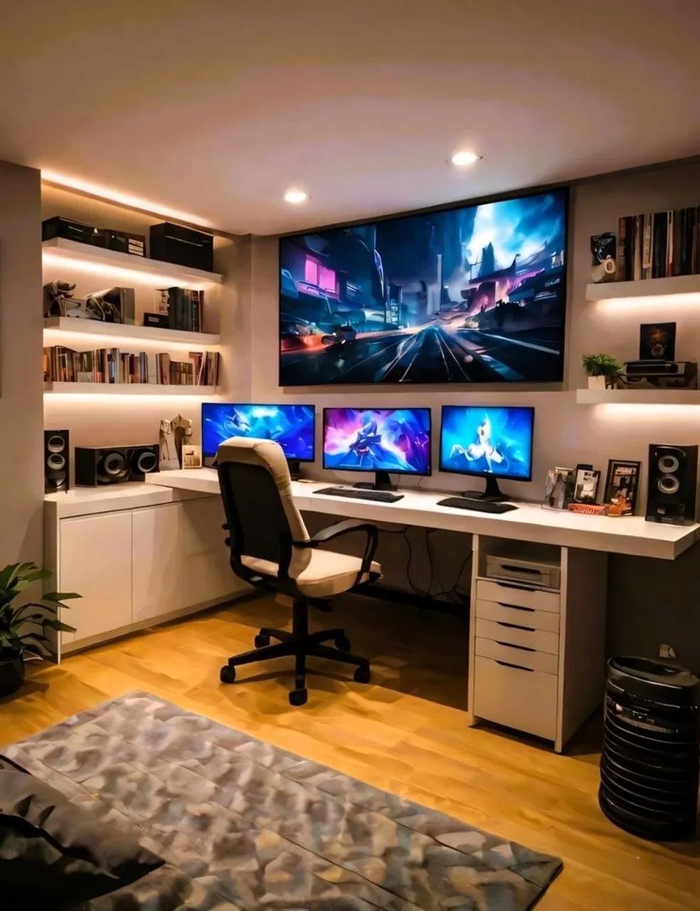 Mesa setup gamer móveis Planejados  - Foto 2
